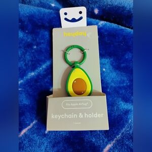New Heyday Avocado AirTag Keychain Holder